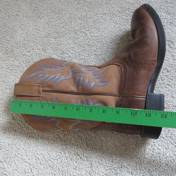 Ariat Heritage Stockman Mens Cowboy/Western Boots Size 9 Brown U Toe #10002252 - Picture 6 of 8